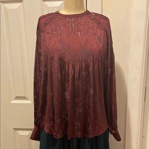 RAG & BONE Elegant Burgundy Women's Top